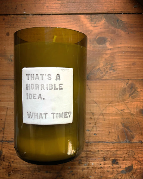 Assorted Wine Bottle Candles