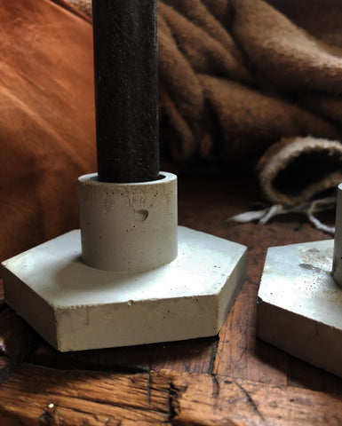 Concrete Candle Holders