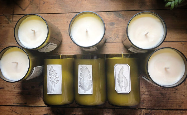 Assorted Wine Bottle Candles